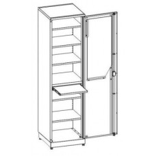 МШ-1-05 (45.5*46*185) Шкаф для инструментария и медикаментов