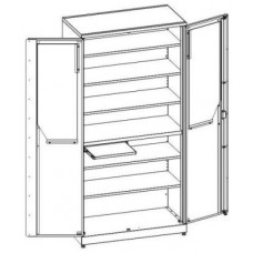 МШ-2-05 (90*46*185) Шкаф для инструментария и медикаментов